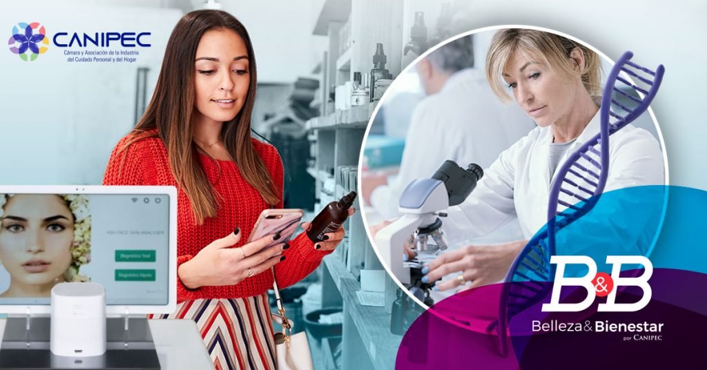 Innovaciones tecnológicas en la industria de belleza.