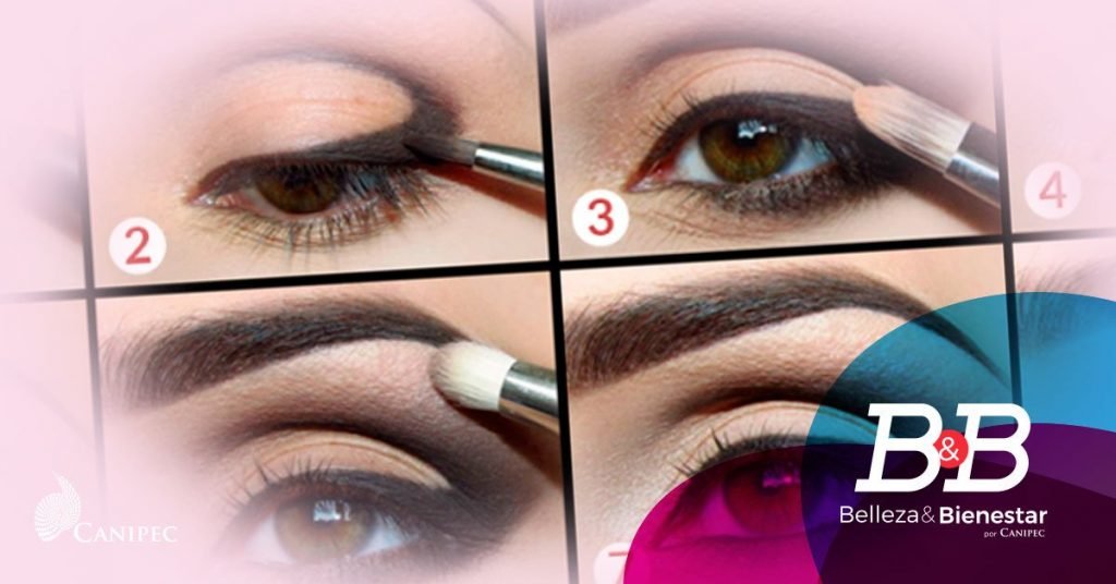 Sombra de ojos como profesional.