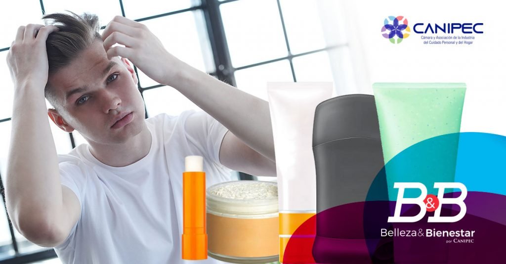 Rutina de belleza masculina.