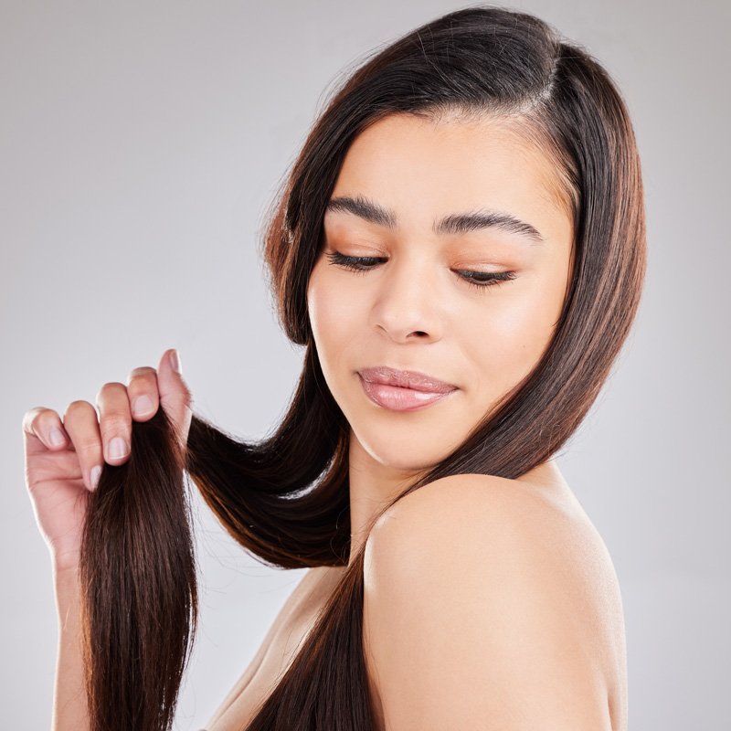 cabello hermoso y saludable