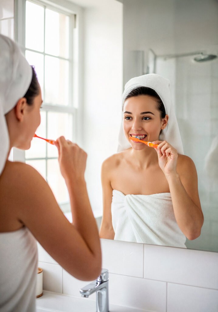 cepillado de dientes