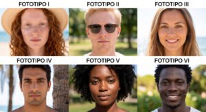 diferentes fototipos