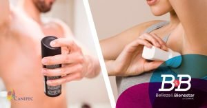 formatos de desodorante y antitranspirante