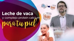 Leche de vaca y complejo protein calcium para tu piel