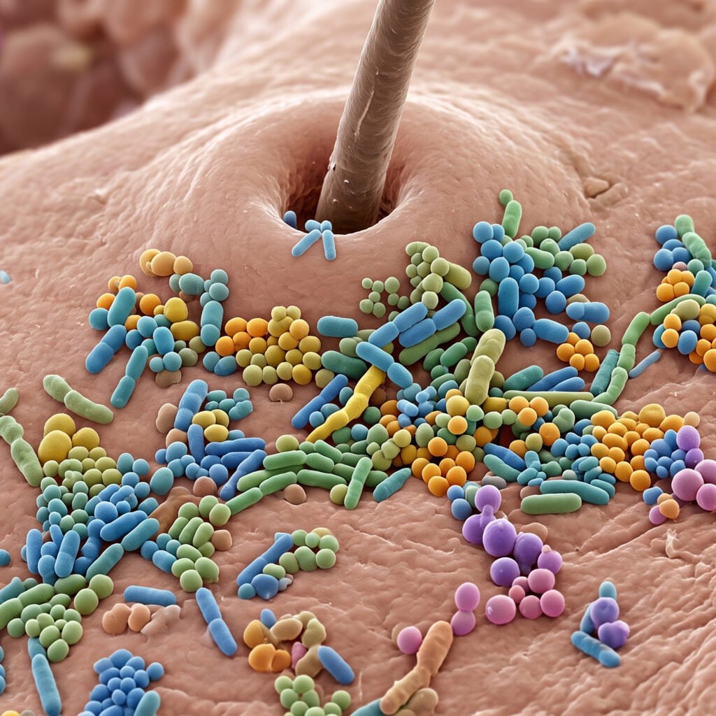 Microbiota en la piel