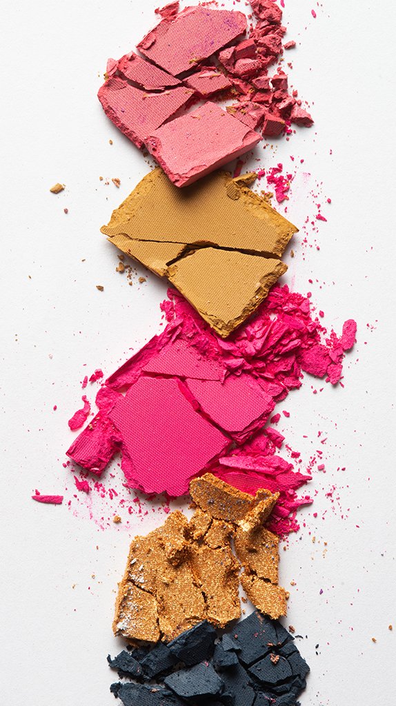 Pigmentos en los maquillajes