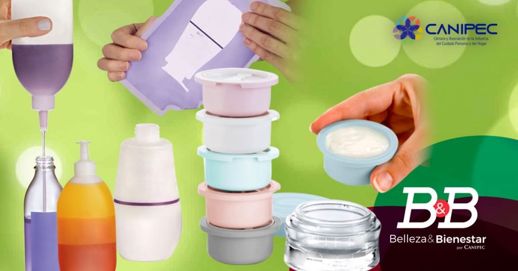 Repuestos recargables de maquillaje, cremas, jabones y otros.