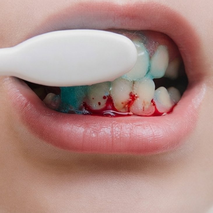 sangrado al cepillase los dientes