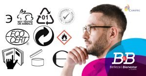 símbolos en etiquetas de cuidado personal